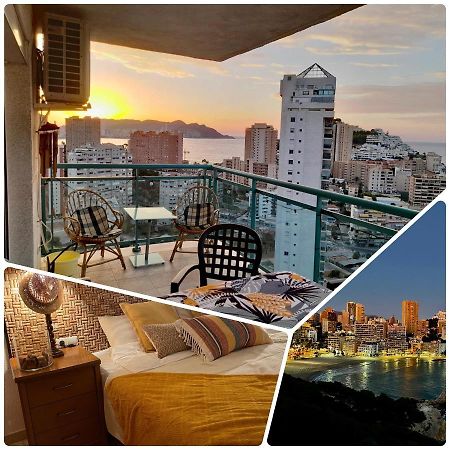 Traveler'S Beach Apartment With Sea View, Free Coffee & Parking بينايدورم المظهر الخارجي الصورة